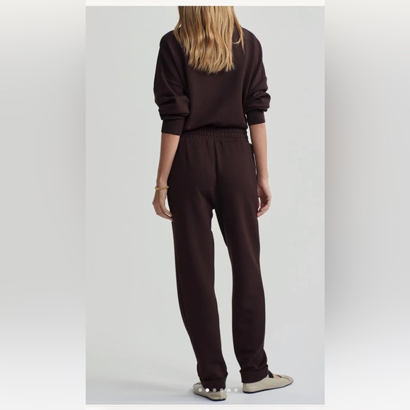 Varley DoubleSoft The Rolled Cuffed Pant 28.5 in Coffee Bean Large - Picture 3 of 10